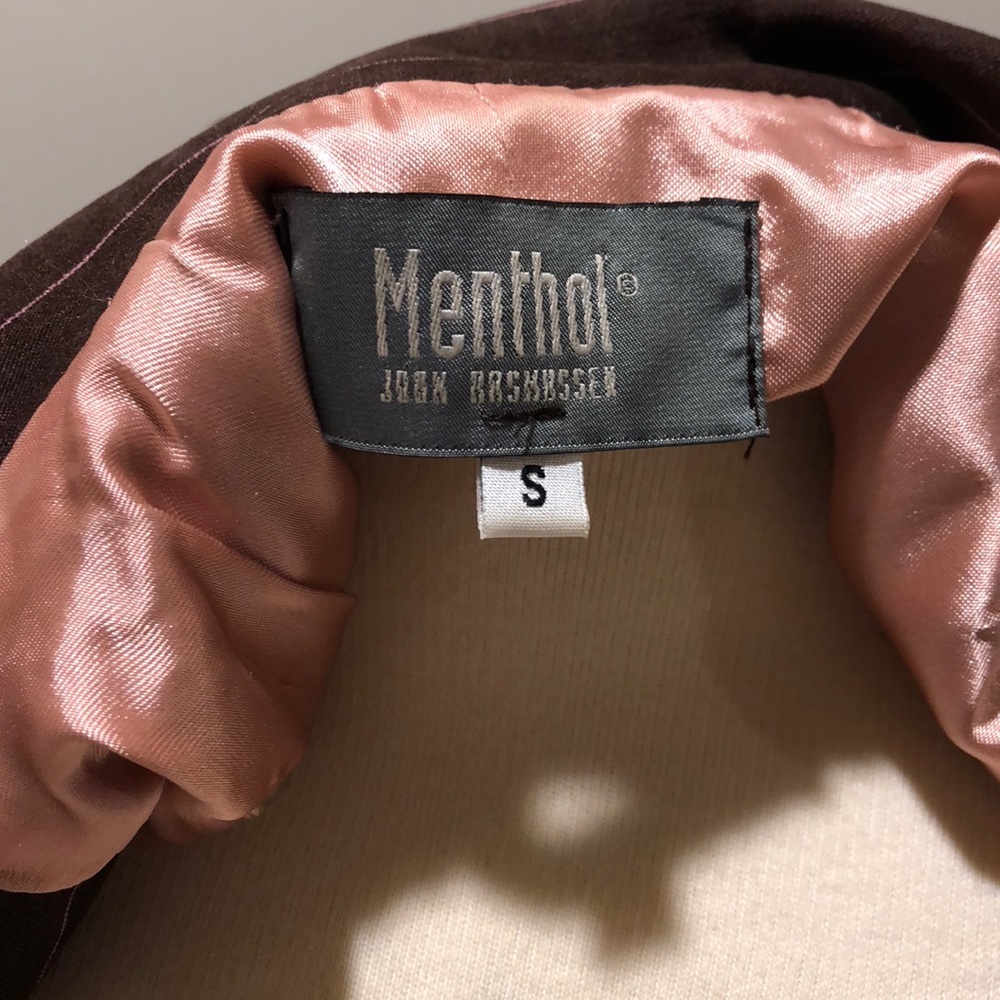Menthol Joan Rasmussen Vest Pantsuit Sz S - Picture 5 of 5